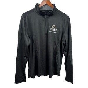Port Authority Women’s Embroidered Purdue 1/4 Zip Pullover XL School Of Mgmt.